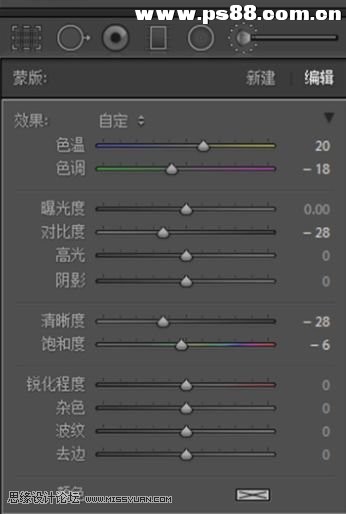 通透效果：用LR软件调出人像小清新效果