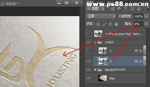 Photoshop制作烫金效果的LOGO教程,PS教程,